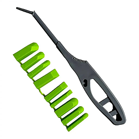 Шпатель для силікону з ручкою і змінними насадками 9 шт PROFI MAGtools Професійний набір для затирки швів (арт 3177)