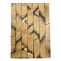 Дошка середнього розміру з епоксидною смолою коричневого кольору