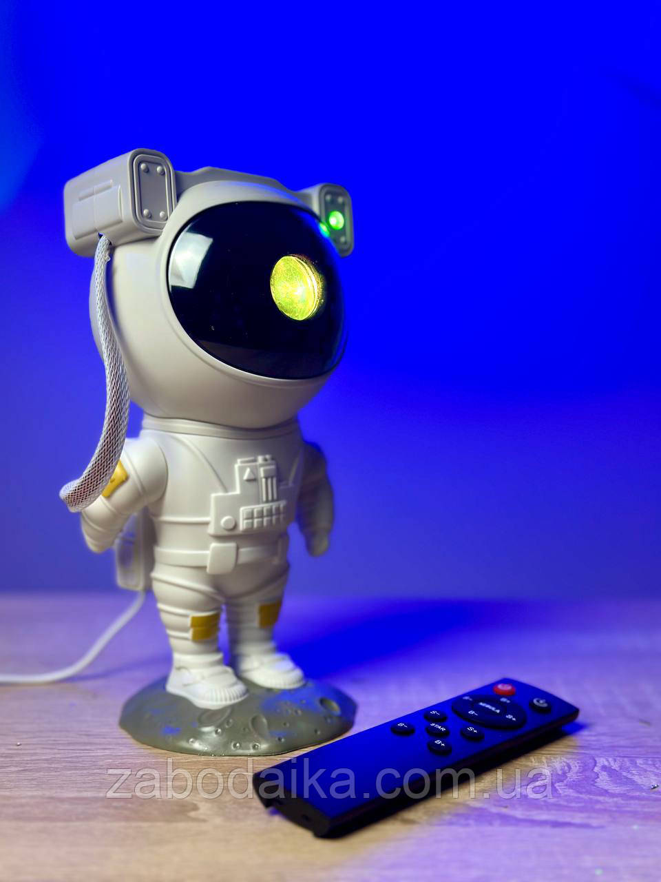 Нічник проєктор зоряного неба космонавт 8 режимів світіння, з пультом 65315, фото 1