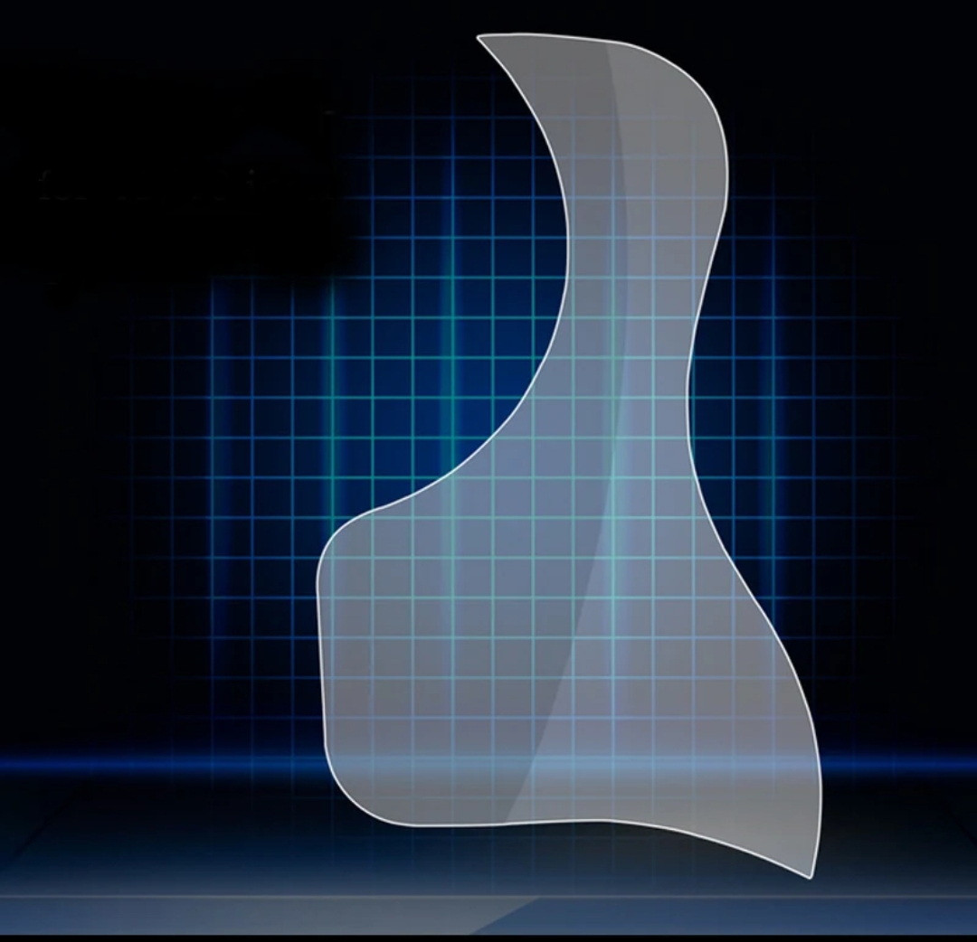 Пікгард прозорий (наліпка) для гітари (A07) ПВХ, фото 1