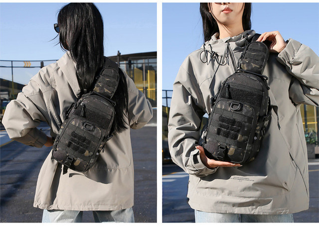 Тактичний рюкзак-сумка через плече Camo Darck Тактичний рюкзак-сумка через плече Camo Darck