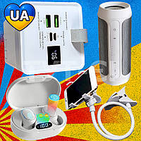 Потужний повербанк powerbank 50000 mah з дисплеєм ліхтариком і швидким заряджанням quick charge 3.0