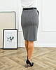 Тепла спідниця олівець великі розміри і норма (р.46-54), фото 9