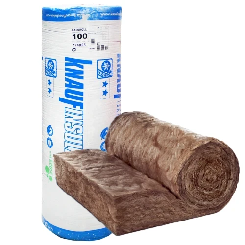 Вата мінеральна скловолоконна KNAUF NATUROLL M 100 мм 10,92 кв.м, фото 1