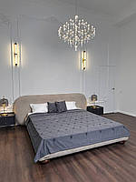 Покривало  "Ромби", графітовий колір (Розміри і кольори в асортименті)