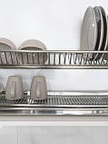 Сушарка для посуду вбудована Lemax хром 900 мм (LE 900), фото 2