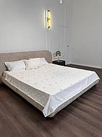 Покривало "Ромби", молочний колір (Розміри і кольори в асортименті)