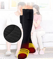 Шкарпетки з підігрівом під пальцями Eco-obogrev BASE USB 5V мультирозмірні чорні