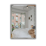 Дзеркало прямокутне з фацетом 30 мм, 1100 х 800 мм, фото 2