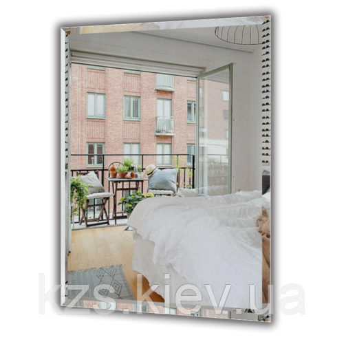 Дзеркало прямокутне з фацетом 30 мм, 1100 х 800 мм, фото 1