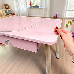 М'яке скло для захисту від подряпин для прямокутного столу 60×45см