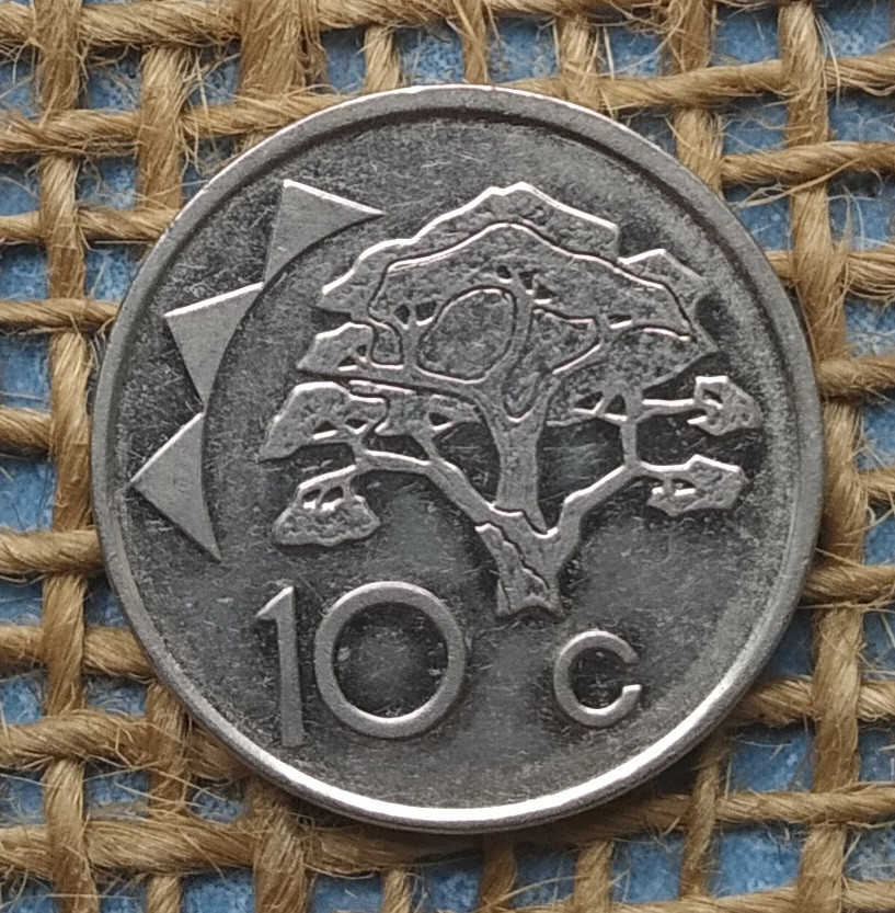 10 центiв 2002 року. Намiбiя, фото 1