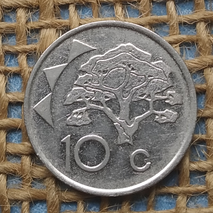 10 центiв 2002 року. Намiбiя, фото 1