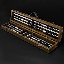 Шашличний набір, набір шампурів, подарунок чоловікові, подарунок чоловікові "Grills G20H горіх", фото 2