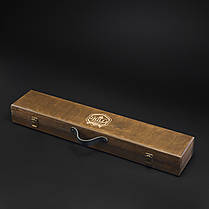 Шашличний набір, набір шампурів, подарунок чоловікові, подарунок чоловікові "Grills G20H горіх", фото 3