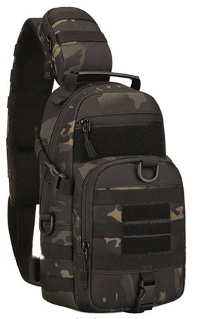 Тактичний рюкзак-сумка через плече Camo Darck. Сумка-слінг однолямкова кроссбек, фото 1