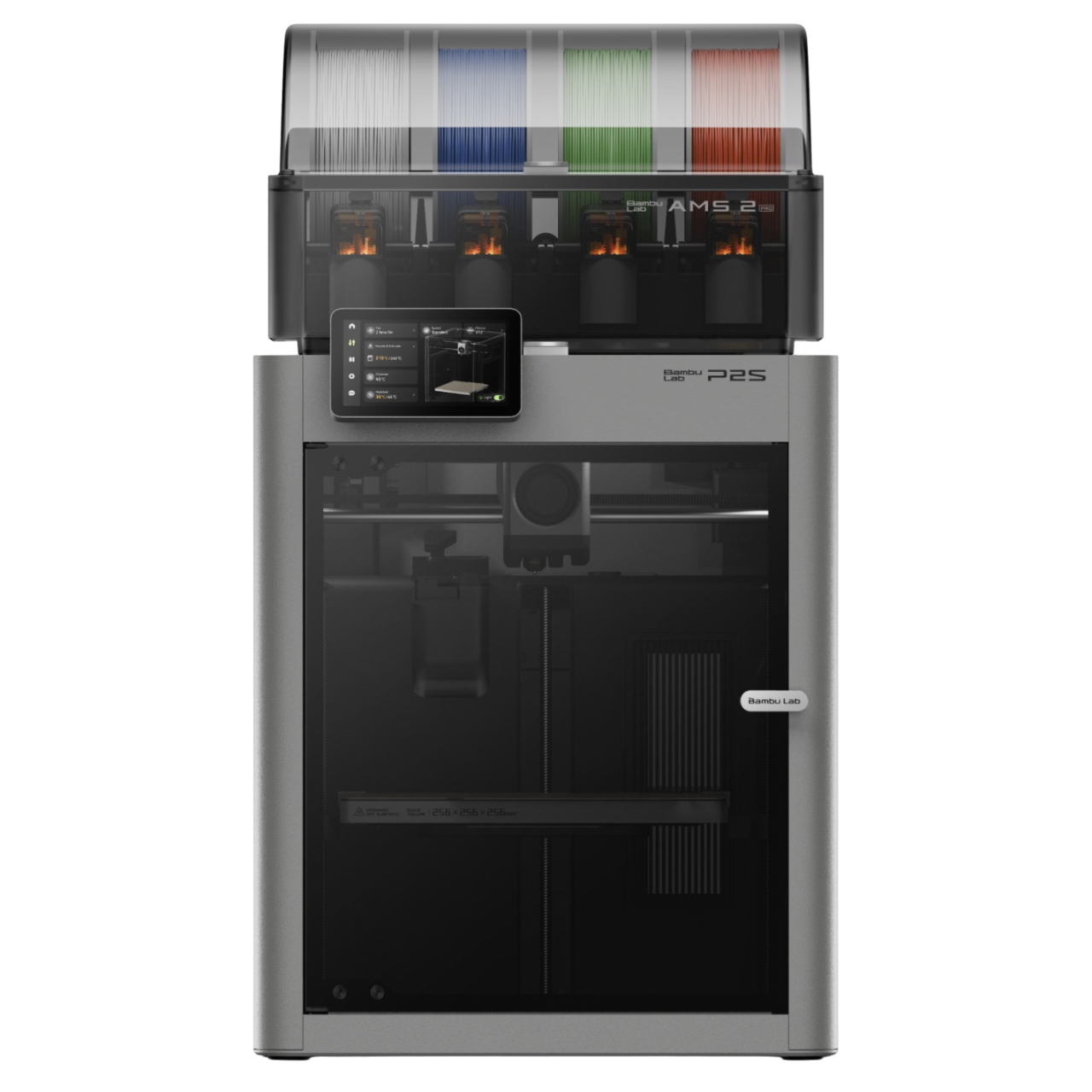 3D-принтер Bambu Lab P2S Combo (PF004-U+SA007), 256*256*256mm, 600mm/s, H300℃, B110℃, PMSM Servo, 5"screen, 8GB+USB, WiFi, AMS2Pro, фото 1