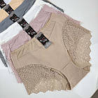 Жіночі бавовняні трусики #2095 Biweier Мікс, фото 3