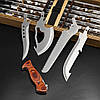 Шашличний набір, набір шампурів, подарунок чоловікові, подарунок чоловікові "Grills G1H горіх", фото 6