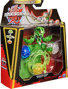 Бакуган стартовий набір із 3 штук Bakugan Starter 3-Pack Вентрі Октоган і Трокс від Spin Master