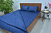 Постільна білизна сатин гладкофарбований Синій, фото 6