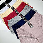 Жіночі бавовняні трусики #3031 Biweier Мікс, фото 2