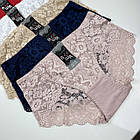 Жіночі бавовняні трусики #2130 Biweier Мікс, фото 3