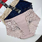 Жіночі бавовняні трусики #2130 Biweier Мікс, фото 5