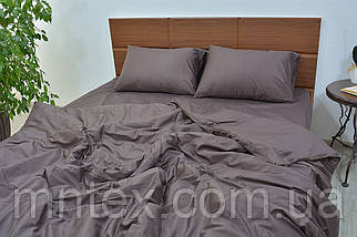 Постільна білизна сатин гладкофарбований Какао, фото 5