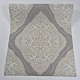 Шпалери вінілові на флізеліні 0.53 × 10.05 м Marburg 57101, кавові — для спальні, вітальні, коридору, фото 4