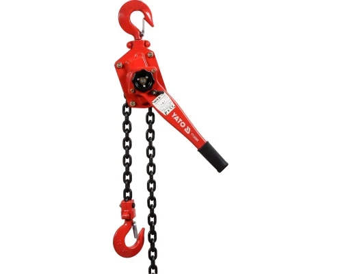 Ручна ланцюгова таль 3 тонни важільна YATO YT-58966, фото 1