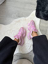 Утеплені New Balance 9060 Pink жіночі кросівки Нью Беланс 9060 рожеві замша єврозима на флісі, фото 2