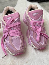 Утеплені New Balance 9060 Pink жіночі кросівки Нью Беланс 9060 рожеві замша єврозима на флісі, фото 4