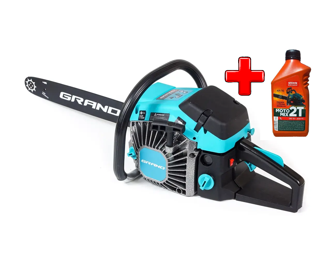 Бензопила Grand БП-52 (дві шини 40 та 45 см, ланцюги суперзуб, ЧЕХІЯ) ®, фото 1