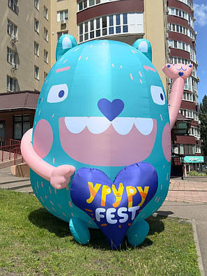 Надувна декорація персонаж для фестивалів та фотозон 4 метри, фото 1