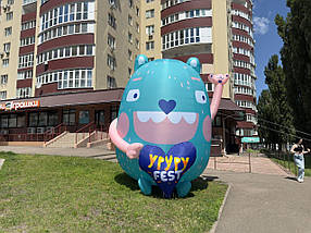 Надувна декорація персонаж для фестивалів та фотозон 4 метри, фото 2