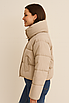 Жіноча зимова куртка бежева  (6817), фото 2