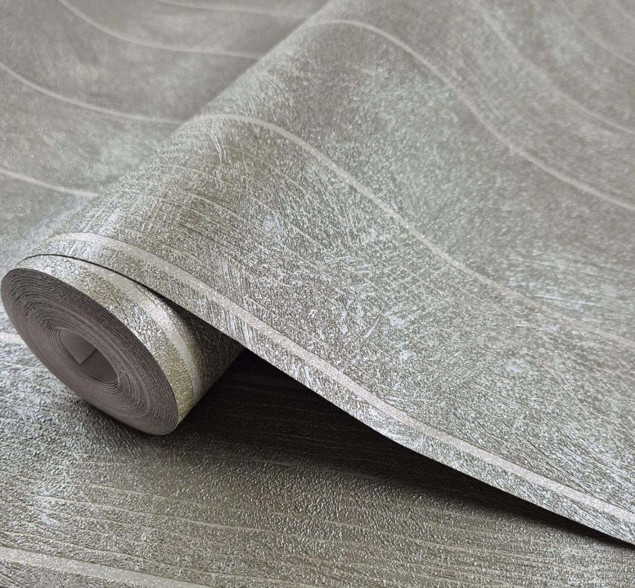 Шпалери вінілові на флізеліні 0.53 × 10.05 м Marburg 56845, оливкові для спальні, вітальні, коридору, фото 1