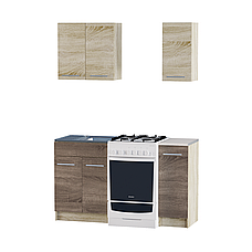 Кухня 0.9м ЕКО 902 зі стільницею Сонома/Трюфель, фото 5