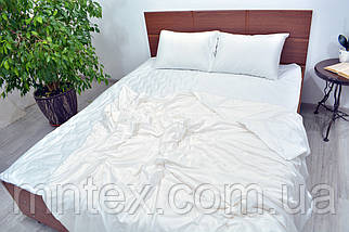 Постільна білизна сатин гладкофарбований Білий, фото 4