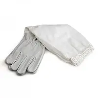 Рукавички шкіряні для бджоляра XL (білі)