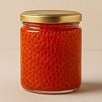 Ікра кети преміум червона імітована слабосолона 500 г (велике зерно)