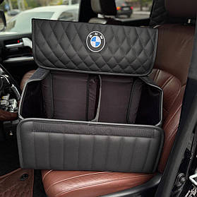 Преміум органайзер у багажник з вишивкою BMW, чорний, 50 см