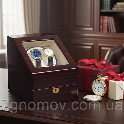 Шкатулка для підзаводу годинників, тайммувер для 2-х годинників Rothenschild 024EW-F-5, фото 1