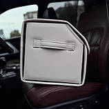 Преміум органайзер у багажник з вишивкою Toyota, молочний, 50 см, фото 3