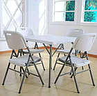 Набір садових меблів SpringFun - стіл складний 180см + 4 стільці Комплект для пікніка, фото 3