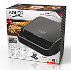 Сендвічниця 2 в 1 Adler AD 3070 black, фото 3