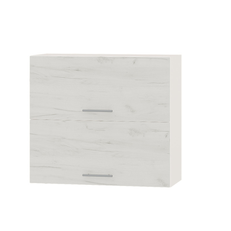 Кухонний модуль Оптіма Верх В14-800 Білий/Дуб Крафт Білий 800х296х720 мм (DTM-072271), фото 1