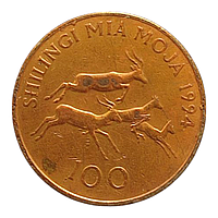 Танзанія 100 шилінгiв, 1994