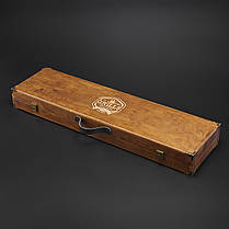 Шашличний набір, набір шампурів, преміальний подарунок чоловікові, другу, шефу "Grills G22H горіх", фото 2